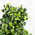thumbnail image 2 of LINBONIO 4FT Artificial Spiral Boxwood Topiary Trees Artificial Trees-Indoor Outdoor Decor - Plastic Pots - Set of 2, 2 of 8