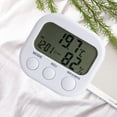 thumbnail image 1 of CHICHUMID Rectangular Digital Hygrometer 1Pcs for Indoor Environment with Temperature Display, 1 of 7