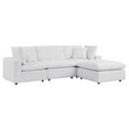 thumbnail image 4 of Modway Commix Sectionnel de Mobilier de Patio Extérieur Sunbrella 4 Pcs, Blanc, 4 of 10