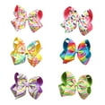 thumbnail image 6 of Easter Themed Colorful Bowknot Hair Clip Large Hair Barrette for Children and Women Holiday Theme Headwear Accessories, 6 of 9
