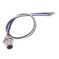 M12 4 Pin Aviation Socket Aviation Socket Waterproof Electrical Cable m12-4-pin-aviation-socket-aviation-socket-waterproof-electrical-cable