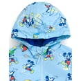 thumbnail image 4 of Disney Mickey Mouse Zip Up Waterproof Hooded Rain Jacket Coat Infant to Toddler, 4 of 5