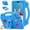 Skyblue, variant on Kids Friendly EVA Case for Samsung Galaxy Tab A7 Lite 8.7" 2021 SM-T225/SM-T220/SM-T225N/SM-T227U, Built-in Anti-Slip Handle/Foldable Stand, Durable Shockproof Protective Case - Skyblue