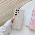 thumbnail image 6 of Case for Galaxy Note 20,Galaxy Note 20 Case,Solid Cute Curly Wave Frame Shape Shockproof Bumper Soft Silicone Protective Phone Case for Samsung Galaxy Note 20 5G,6.7 inch 2020 (White), 6 of 8