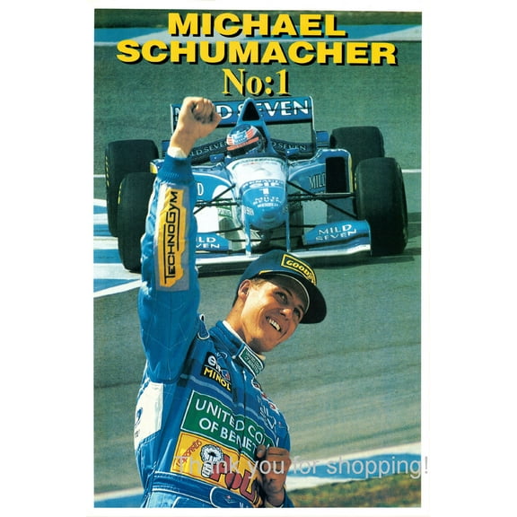 Michael Schumacher Poster 11x17 11"x17"#M01 F1 Benetton