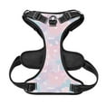 thumbnail image 2 of No Pull Dog Harness For Small Dogs Easy Walk Dog Vest Adjustable Collars Harnesses & Leashes Set Breathable Oxford Outdoor Walking Safety Reflective Strip Pastel Girly Butterfly, 2 of 9