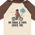 thumbnail image 4 of Inktastic My Nana Papa Love Me Grandchild Boys Long Sleeve Baby Bodysuit, 4 of 5