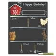 thumbnail image 1 of Cohas Ranch Theme Birthday Milestone Chalkboard, 15 by 20 inches, White Marker, 1 of 6