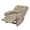 Camel, variant on S-HOME Overstuffed Ergonomic Recliner Chair in Fabric with Padded Footrest for Modern  Living Room and Home Theater , 
Dark Gray