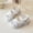 White, variant on Women's Casual Round Toe Platform Sandals with Thick Sole and Chunky Heel