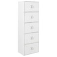 thumbnail image 1 of Hodedah Armoire de Rangement Polyvalente à 10 Portes Fermées pour la Maison et le Bureau, Blanc, 1 of 9
