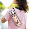 thumbnail image 6 of 20 Oz Pug and Donut Coffee Tumbler Double Wall Insulated Stainless Steel Water Bottle | Metal Reusable Thermoses Flask with Cup Cap | Leak & Sweat Proof with Anti-Dust Lid, 6 of 7