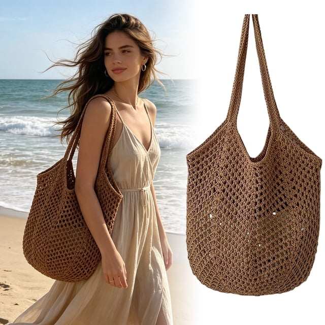 Tong Beach Tote For Large Capacity Sandproof Shoulder Travel Storage Organizer Summer Carryall