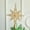 Gold, variant on Mouliraty Christmas Tree Toppers, Plastic Star & Snowflake Tree Toppers, Christmas Tree Decorations, Xmas Tree Topper Ornaments