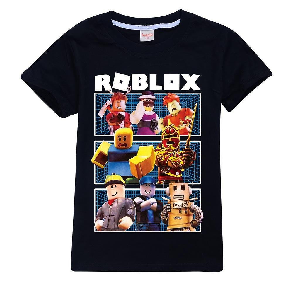 7-14 years old children roblox T-shirt gamer fans boys girls cool
