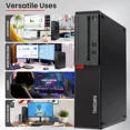 thumbnail image 5 of Restored Lenovo Windows 11 Pro Gaming Desktop PC, Intel Core i7-6700 6th Gen. 16GB DDR4 Ram, 256GB SSD + 1TB HDD, NVIDIA Graphics GTX 1050 Ti DDR5, WiFi, RGB Keyboard & Mouse (Refurbished), 5 of 8