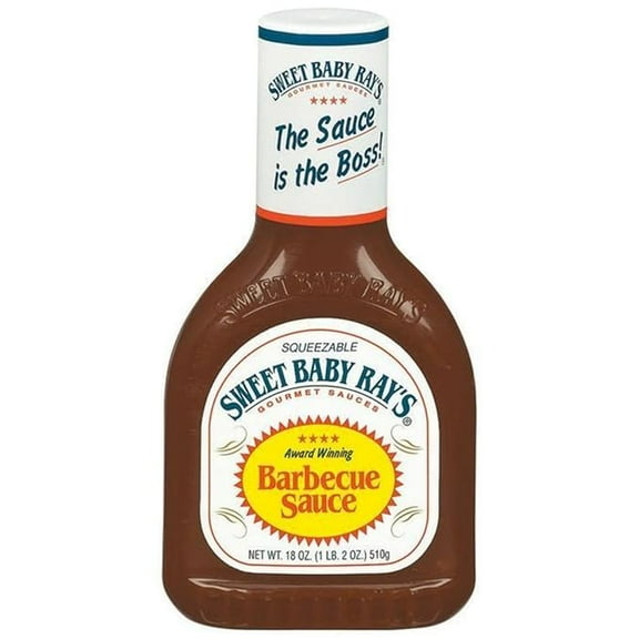 Sweet Baby Rays Barbecue Sauce, Original, 18 oz ( Pack of 2 )