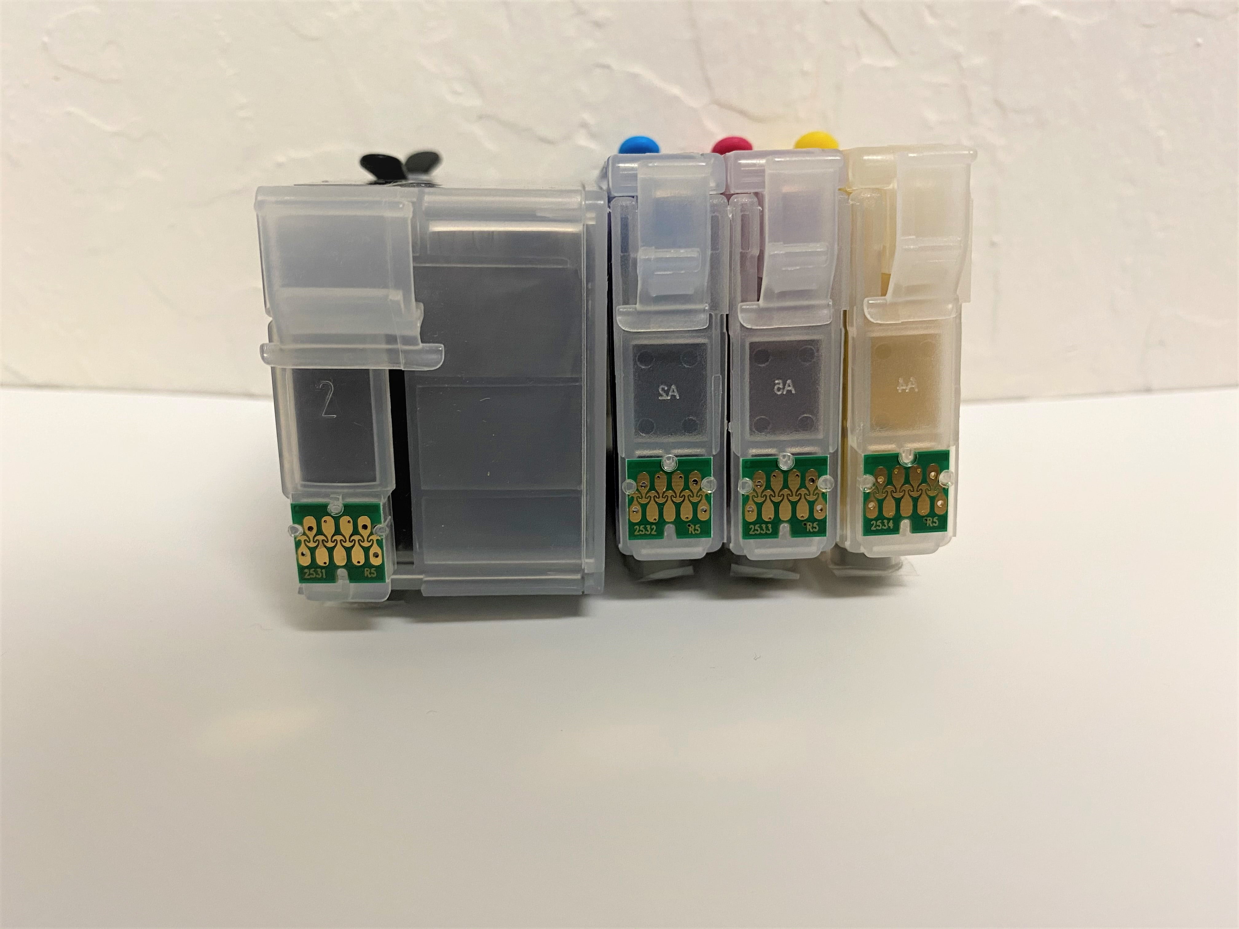 How to Refill Sublimation Ink Cartridges for Epson Workforce Printers & Fix  Clogs - SpaceCrafts Design Studio