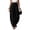 Black, variant on Women Washed Crinkled Wide Leg Pants Lantern High Waisted Elastic Drawstring Casual Loose Summer Daily Breathable Lightweight Soft Spring Fall Travel Beach Vacation,Beige L