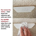 thumbnail image 3 of Non Slip Carpet Tape Washable Rug Tape for Hardwood Floors and Tiles, Reusable Rug Stickers for Area Rugs, 3 of 5