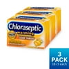 Chloraseptic Sore Throat Lozenges, Warming Honey Lemon Flavor, 18 Count, 3 Pack