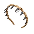 thumbnail image 3 of Fiudx Diademas de Leopardo, Elegante Aro para El Pelo con Dientes Ondulados, Diseño Cómodo y Antideslizante, Versátiles para Fiestas Escolares En Casa, Ideales para Hombres, Mujeres y Adolescentes., 3 of 6