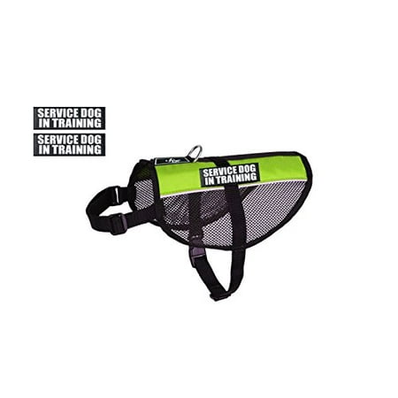 Xxl Service Dog Vest Service Dog in Training mesh Vest Dog Harness Cool Comfort. Purchase Comes 2 Reflective Service Dog in Training Patches. Be Sure to Measure Your Dog Before Ordering ()