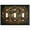 #3. Triple Toggle, variant on Metal Light Switch Wall Plate Outlet Cover (Printed Image of Guilded Dragon Emblem - Single Toggle)