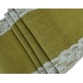 thumbnail image 3 of Darling Souvenir Rustic Burlap White Lace Hessian Table Runner Natural Jute 12" x 108" Wedding Party Decoration with Both Side Lace, 3 of 6