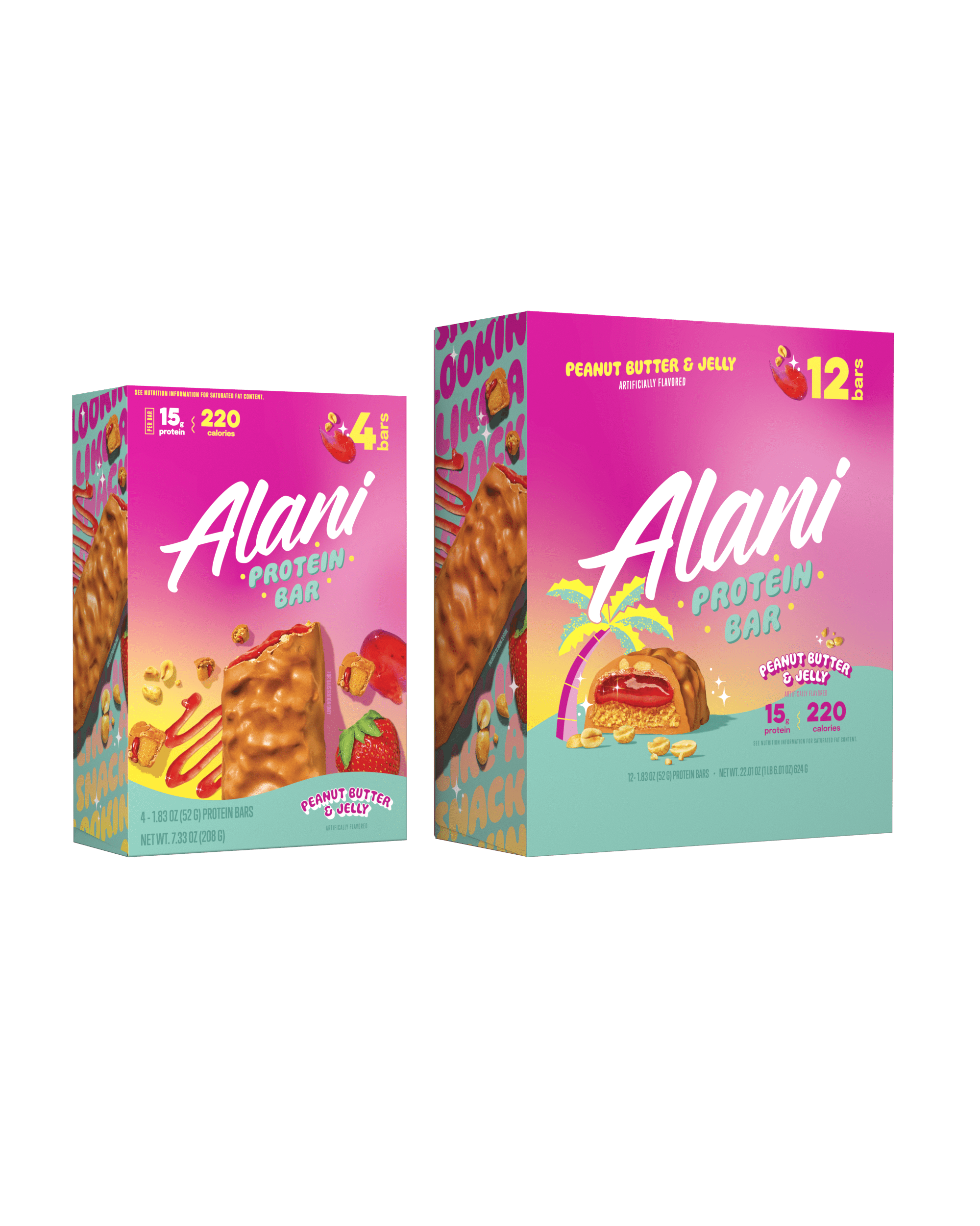 Alani Nu Supplements Alani Protein Pb & Jelly Bar 4pk