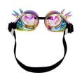 thumbnail image 6 of Steampunkn Glasses Goggle with Rainbow Crystal Glass Lens, 6 of 6
