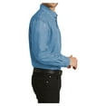 thumbnail image 3 of Yellow Rooster Men's Long Sleeve Denim Shirt Faded Denim XS, 3 of 6