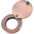 thumbnail image 1 of OUNONA Peephole Cover Plate Metal Rose Gold Anti-Peeping Round Handle for Front Door Use 1Set, 1 of 8