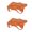 Orange color, variant on WINDLAND 1/2Pcs Card Type Folding Table Vegetable Fruit Cutting Mat Small Chopping Board