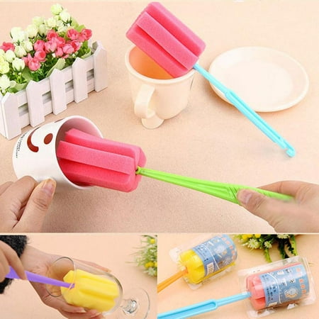 

Environmental Cleaning Brushes for Glass Milk Bottle Family Use Glasses Sponge Cup Brush