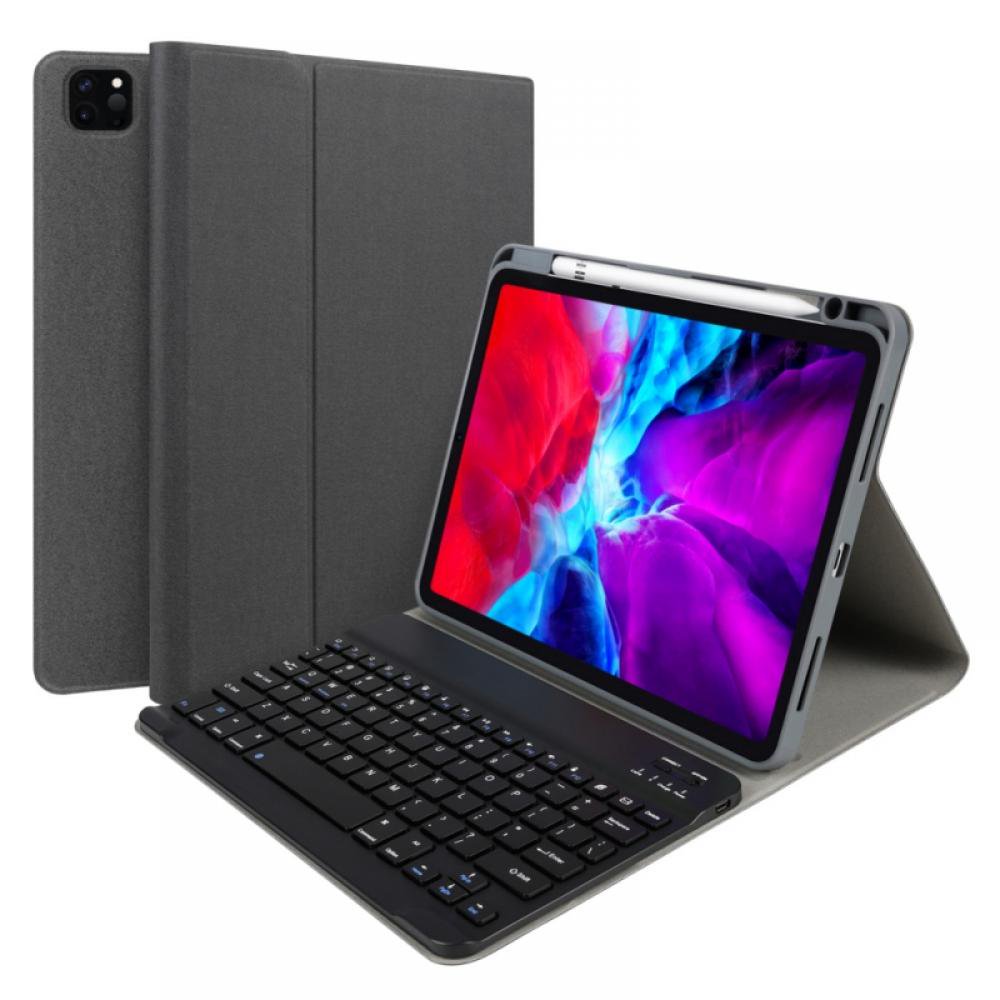 Angmile For IPad Pro 12.9 Inch Case With Keyboard Detachable Wireless