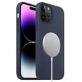 thumbnail image 1 of Funda de silicona líquida Magsafe para iPhone 15 Pro Max con cobertura total, 1 of 5