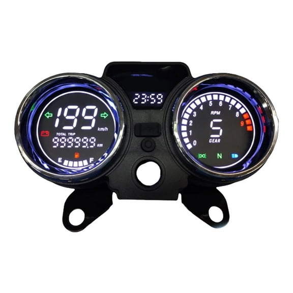 Multifunctional Clear Display Motorcycle Dashboard with Speedometer Gauge 12V Accurate Readings for RC250 150Gato 250cc