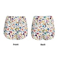 thumbnail image 5 of Lsque Colorful Spots Printed Women's Running Shorts with Liner Pockets,Elastic Quick Dry Workout Athletic Gym Yoga Shorts,Womens High Waist Shorts-X-Large, 5 of 9