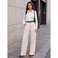 thumbnail image 6 of White Dress Shirts For Women Formal Long Sleeve Button Down Shirt Wrinkle Free Regular Fit Work Tops, 6 of 10