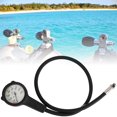 thumbnail image 3 of Manómetro De Buceo Impermeable De 400 Bar Manómetro De Presión De Buceo 2 Medidores De Consola Luminosos Para Buceo En La Playa Buceo Libre Buceo Snorkel, 3 of 7