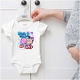 thumbnail image 5 of Airbrushed Dubble Bubble Whats Poppin Romper Boys or Girls Infant Baby Brisco Brands 12M, 5 of 6