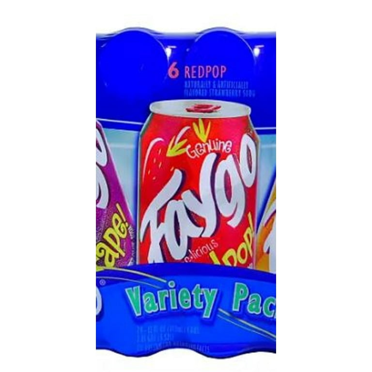Faygo Variety Pack Soda, Grape, Red Pop, Orange Flavors, 12 Faygo Variety Pack Soda, Grape, Red Pop, Orange Flavors, 12