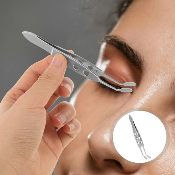 Clispeed Meibomian G Massage Forceps Eyelid Massage Tweezer Silver 1Pcs Home Use