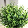thumbnail image 2 of Raindrops Plastic Faux Eucalyptus Artificial Plants Green for Vase Bouquet Home Garden Use, 2 of 8