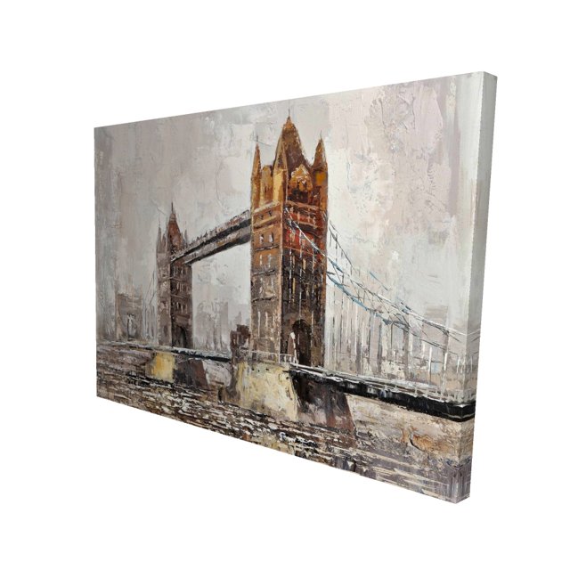 London tower bridge - Toile 36"x48 Pouces - Impression à la Demande