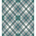 thumbnail image 3 of Checkered Duvet Cover Set, Vintage Fashion English Country Style with Modern Look in Soft Colors, Decorative 3 Piece Bedding Set with 2 Pillow Shams, Queen Size, Aqua Pale Grey White, by Ambesonne, 3 of 3