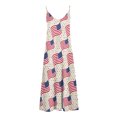 thumbnail image 5 of Vestidos de Verano de las Mujeres sin Mangas Estampados Colgantes, Estilo Casual Suelto para las Vacaciones, la Fiesta Y el Uso Diario de Primavera, 5 of 5