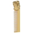 thumbnail image 2 of Portable Zinc Alloy Oil Hair Comb, Lightweight, Rounded Teeth, Carving Technology for Hair Salon Home, 2 of 7