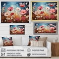 thumbnail image 4 of Designart "Pink Crimson Petal Haven IV" Flower Floater Framed Canvas Wall Art, 4 of 5
